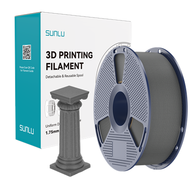 Sunlu Kül Grisi Beton High Speed PLA Mermer Filament - 1.75mm - 1 Kg