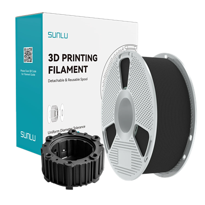Sunlu Nylon-12 Carbon Fiber (PA12-CF) Siyah Filament - 1.75mm - 1 Kg
