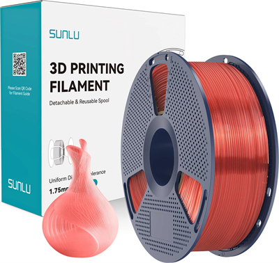 Sunlu Şeffaf Çilek Reçeli PLA Filament - 1.75mm - 1 Kg