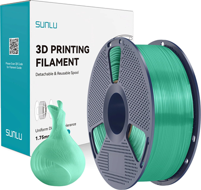 Sunlu Şeffaf Buzlu Nane PLA Filament - 1.75mm - 1 Kg