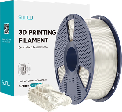 Sunlu Şeffaf PLA Filament - 1.75mm - 1 Kg