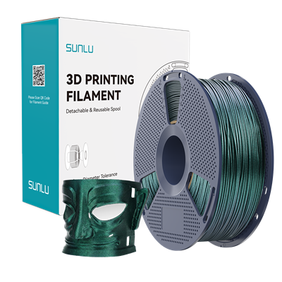 Sunlu PLA Galaxy Filament Yeşil - 1.75mm - 1 Kg