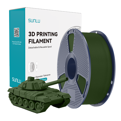 Sunlu Zeytin Yeşili High Speed PLA+ Filament - 1.75mm - 1 Kg