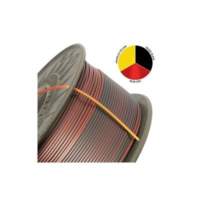Winkle PLA Silk Multicolor Filament Yellow-Black-Red 1.75mm 1 Kg