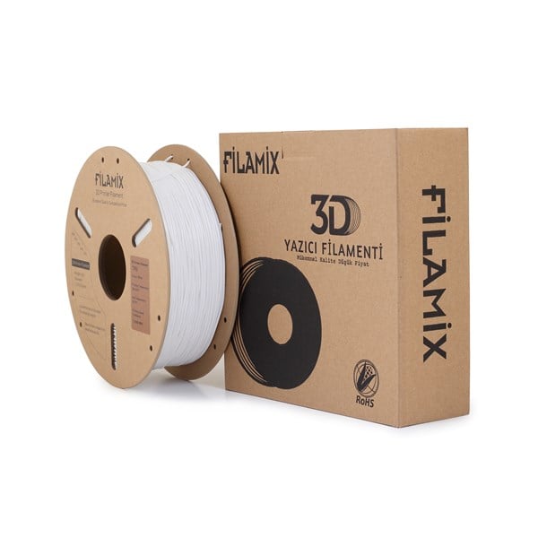 Filamix Beyaz TPU 95A Esnek Filament 1.75mm 1 Kg