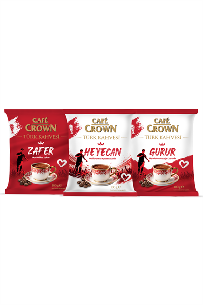 Türk Kahvesi 100gr x 3 Adet (Gurur, heyecan, zafer.)