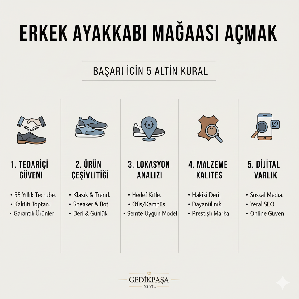 Erkek Ayakkabı Mağazası Açmak İsteyenlere Öneriler