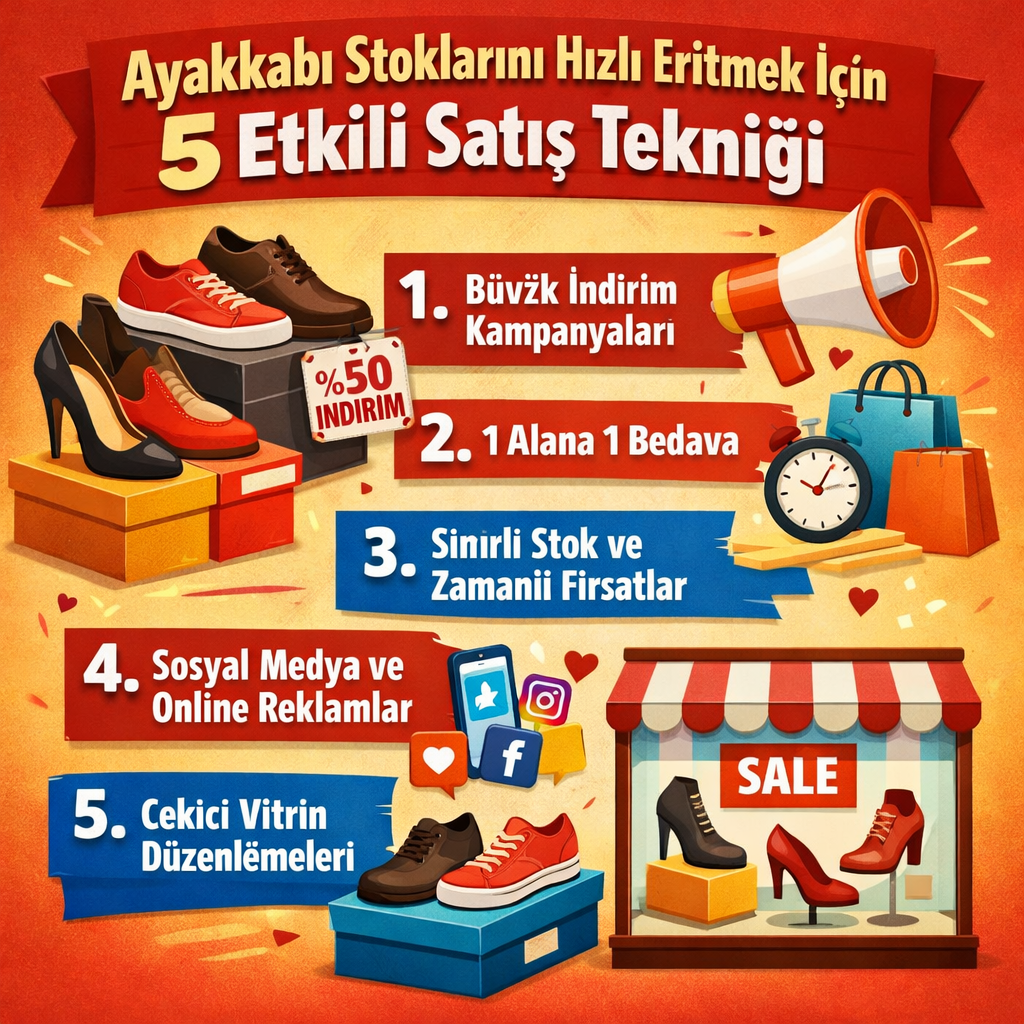 Stokları Hızlı Eritmek İçin 5 Etkili Satış Tekniği