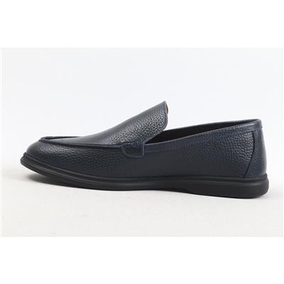Ulus 108 Lp Lacivert Deri Loafer Ayakkabi  ( Siyah Taban)---- Renk 53