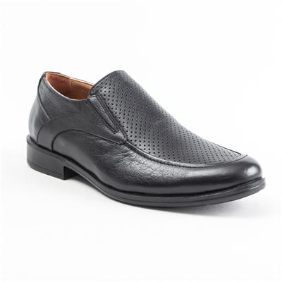 Ulus 047-1 Delikli Siyah Comfort Ayakkabi