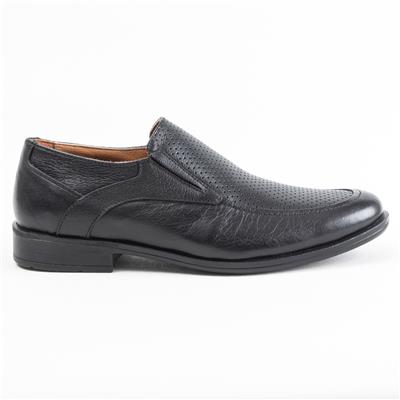 Ulus 047-1 Delikli Siyah Comfort Ayakkabi