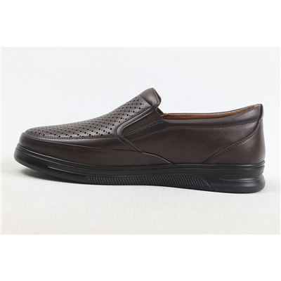 Ulus 047 Poli Taban Kahve Delikli Comfort Ayakkabi