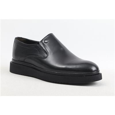 Ulus 086 Bağsiz Düz Poli Siyah Casual Ayakkabi