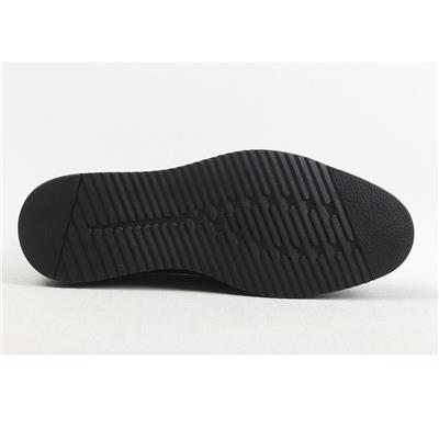 ULUS 090 BAĞSIZ AYNALI POLİ SİYAH RUGAN CASUAL AYAKKABI