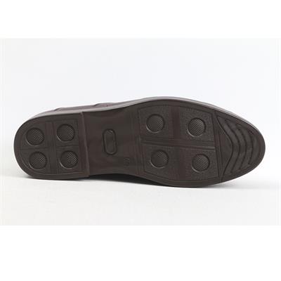 Ulus 095-1 Lastikli Maskaretli Kahve Comfort Ayakkabi