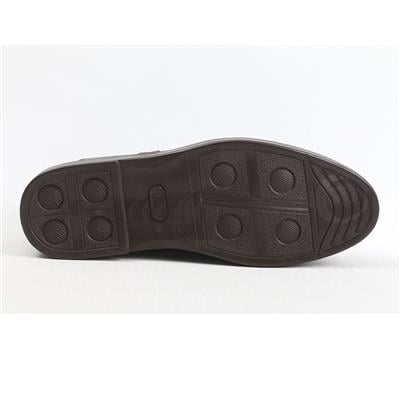Ulus 095 Lastikli Sade Kahve Comfort Ayakkabi