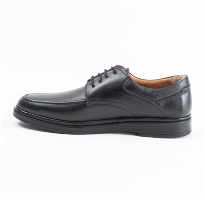 Ulus 096-2  Bağlı Fitilli Siyah Comfort Ayakkabi