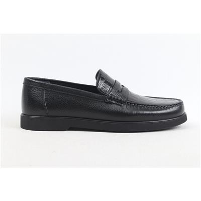 Ulus 1005 Fiyonklu Croco Siyah Eva Loafer Ayakkabi