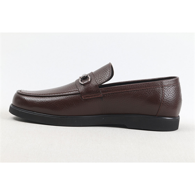 Ulus 1008 Tokali Kahve Eva Loafer Ayakkabi