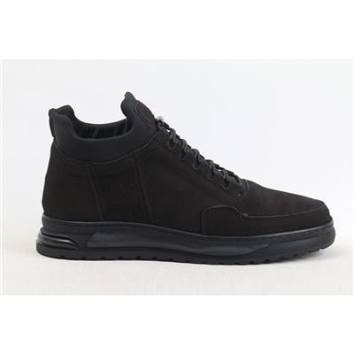 Ulus 1053-1 Siyah Nubuk Miflonlu Casual Bot