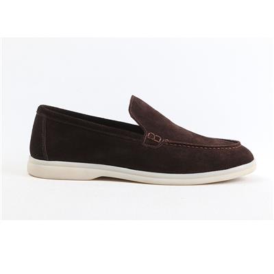 Ulus 108 Lp Kahve Süet Loafer Ayakkabi----Renk 12