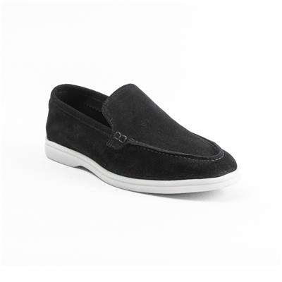 Ulus 108 Lp Siyah Süet Loafer Ayakkabi----Renk 11