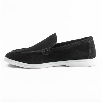 Ulus 108 Lp Siyah Süet Loafer Ayakkabi----Renk 11