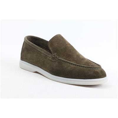Ulus 108 Lp Haki Süet Loafer Ayakkabi----Renk 26