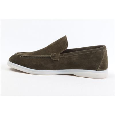 Ulus 108 Lp Haki Süet Loafer Ayakkabi----Renk 26