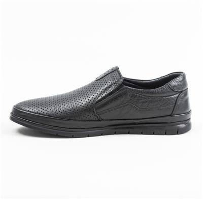 Ulus 1310-1 Delikli Siyah Casual Ayakkabi