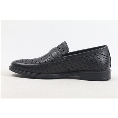 ULUS 1987-5 ÖKÇELİ DELİKLİ SİYAH COMFORT AYAKKABI