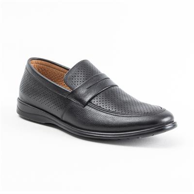 Ulus 1989-2 Delikli Siyah Comfort Ayakkabi