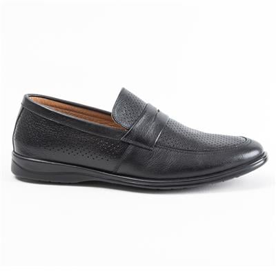 Ulus 1989-2 Delikli Siyah Comfort Ayakkabi