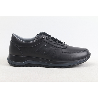 ULUS 2003 SİYAH H LOGOLU SNEAKER SPOR AYAKKABI