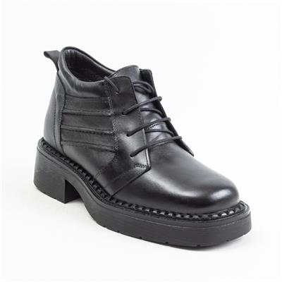 Ulus 2101 Kalin Taban Siyah  Hakiki Kürklü Bot