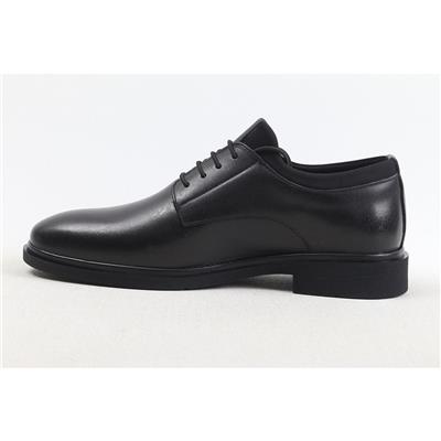 Ulus 2145-1 Düz Bağli Lastikli Siyah Casual Ayakkabi
