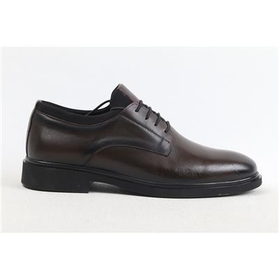 Ulus 2145-1 Düz Bağşi Lastikli Kahve Casual Ayakkabi