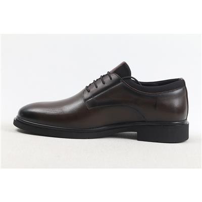 Ulus 2145-1 Düz Bağşi Lastikli Kahve Casual Ayakkabi