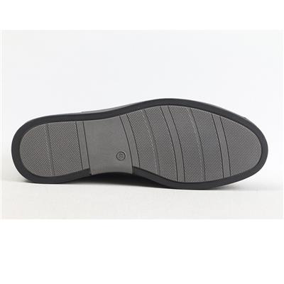 Ulus 240 Fitilli Siyah Loafer Ayakkabi