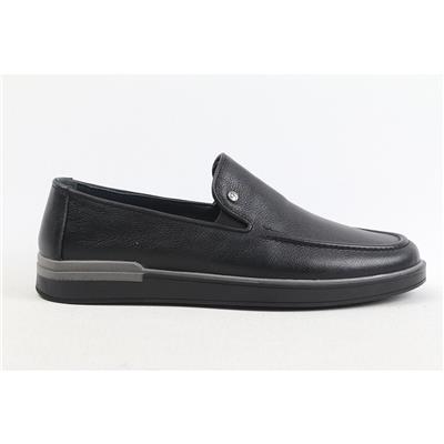 Ulus 240 Fitilli Siyah Loafer Ayakkabi