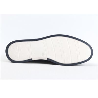 ULUS 241 CC BASKILI LACİVERT LOAFER AYAKKABI