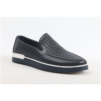Ulus 246 Fitilli Delikli Lacivert Loafer Ayakkabi
