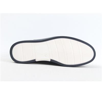 Ulus 250 Baskili Lacivert Loafer Ayakkabi