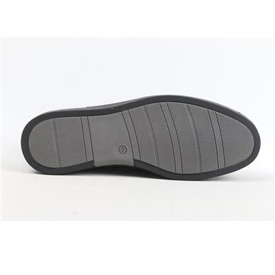 Ulus 250 Baskili Siyah Loafer Ayakkabi
