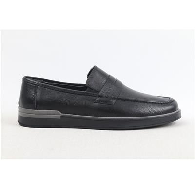 Ulus 252 Fiyonklu Siyah Loafer Ayakkabi