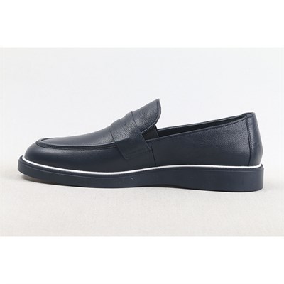 Ulus 2601 Fiyonklu Lacivert Loafer Ayakkabi