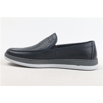 ULUS 300 LACİVERT DELİKLİ LOAFER AYAKKABI