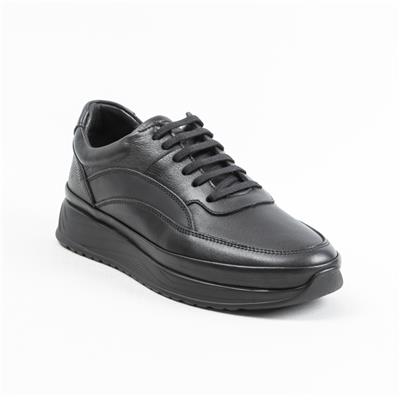 Ulus 301 Poli Siyah-Siyah Sneaker Spor Ayakkabi
