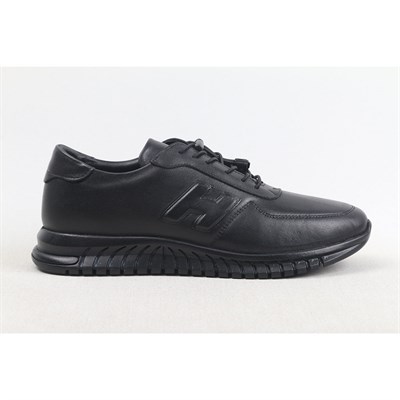 ULUS 308 SİYAH-SİYAH KAUÇUK SNEAKER SPOR AYAKKABI
