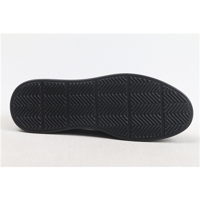 Ulus 311 Baskili Siyah Loafer Ayakkabi